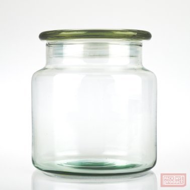Seamless Apothecary Jar Medium Clear Glass