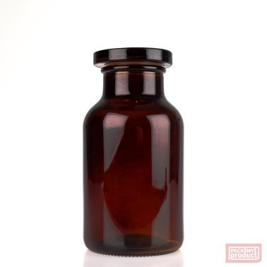 Antique Apothecary Jar 500ml Amber Coloured Glass