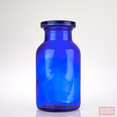 Antique Apothecary Jar 500ml Blue Coloured Glass