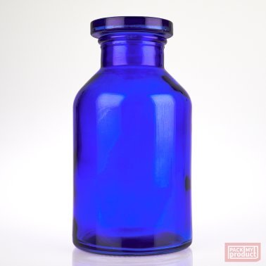 Antique Apothecary Jar 750ml Blue Coloured Glass