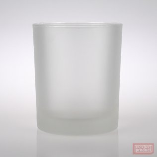 250ml Round Candle Glass Frosted