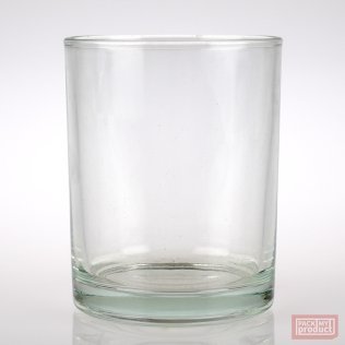 270ml Large Round Candle Glass Clear