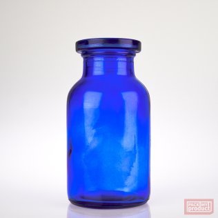 Antique Apothecary Jar 500ml Blue Coloured Glass