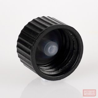 18mm Black Bakelite Cone Cap