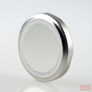 58mm Shiny Silver Twist Cap