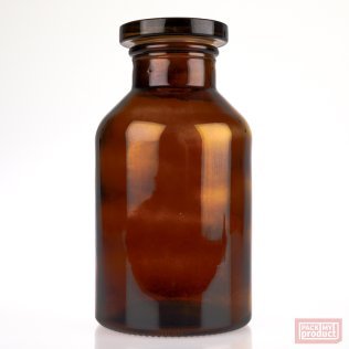 Antique Apothecary Jar 750ml Amber Coloured Glass