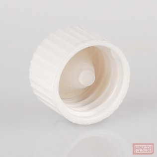 18mm White Bakelite Cone Cap