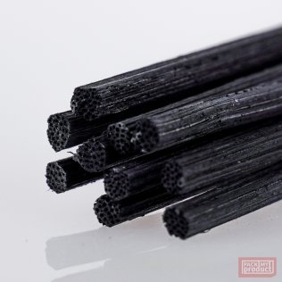 Black Rattan Reed Stick 3mmd x 30cm