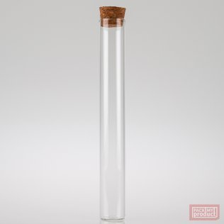 35ml Test Tube Bottle Borosilicate Clear Glass with Cork
