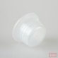 100ml Gloss White Glass Diffuser Bottle with Shiny Silver Diffuser Cap