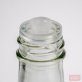250ml Table Sauce Clear Glass Bottle with Black Pourer Cap
