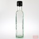 250ml Marasca Oil Bottle Clear Glass with Rote Pourer and Black Tamper Cap