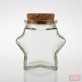 120ml Star Jar Clear Glass with Cork