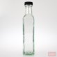 250ml Marasca Bottle Clear Glass with Black Wadded Cap