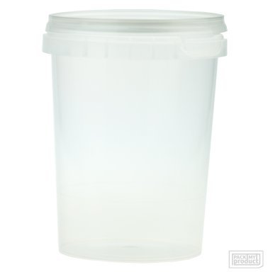 520ml Clear Plastic Tub with Lid