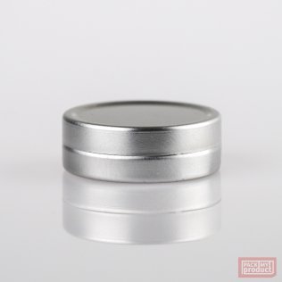 4ml Brushed Aluminium Seamless Tin