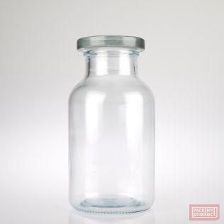Antique Apothecary Jar 500ml Clear Glass