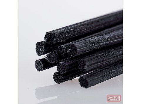 Black Rattan Reed Stick 3mmd x 30cm