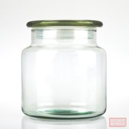 Candela Metro Jars - Clear Glass - Knob Lid - X-Large — Candle Supply