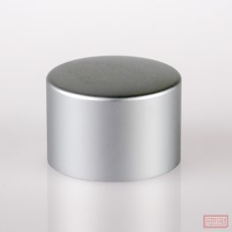 24/410 Matt Silver Cap